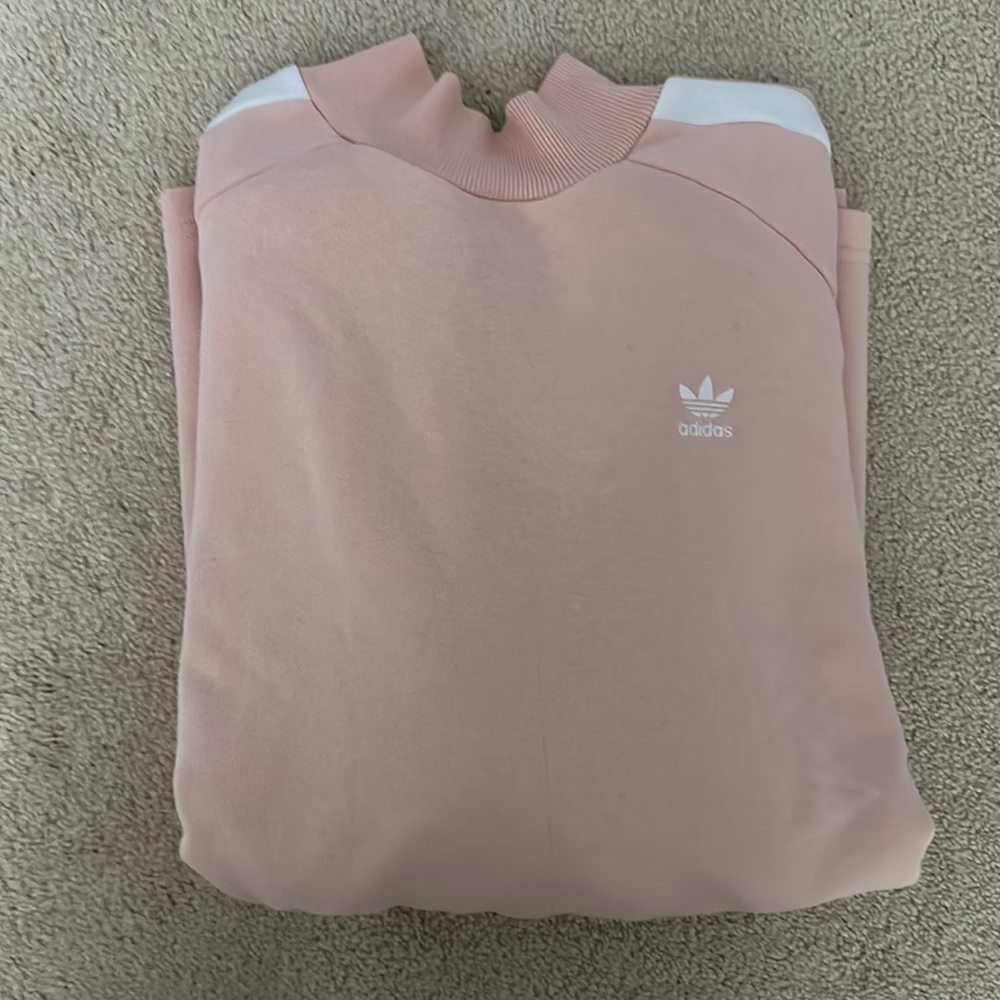adidas originals love set mock neck crew